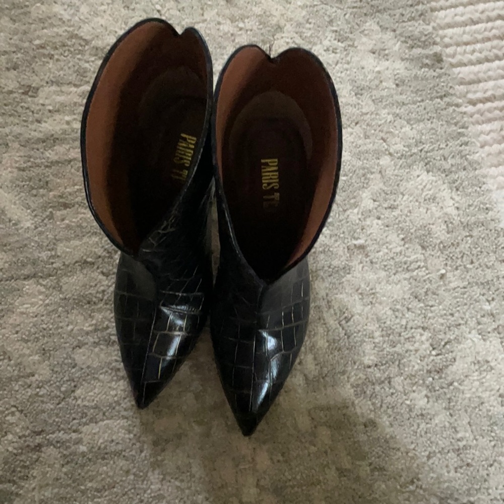 Paris Texas croc ankle boots